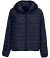 04445 Lds Stream Jkt SOL'S Ladies Stream Hooded Jacket French Navy colour image